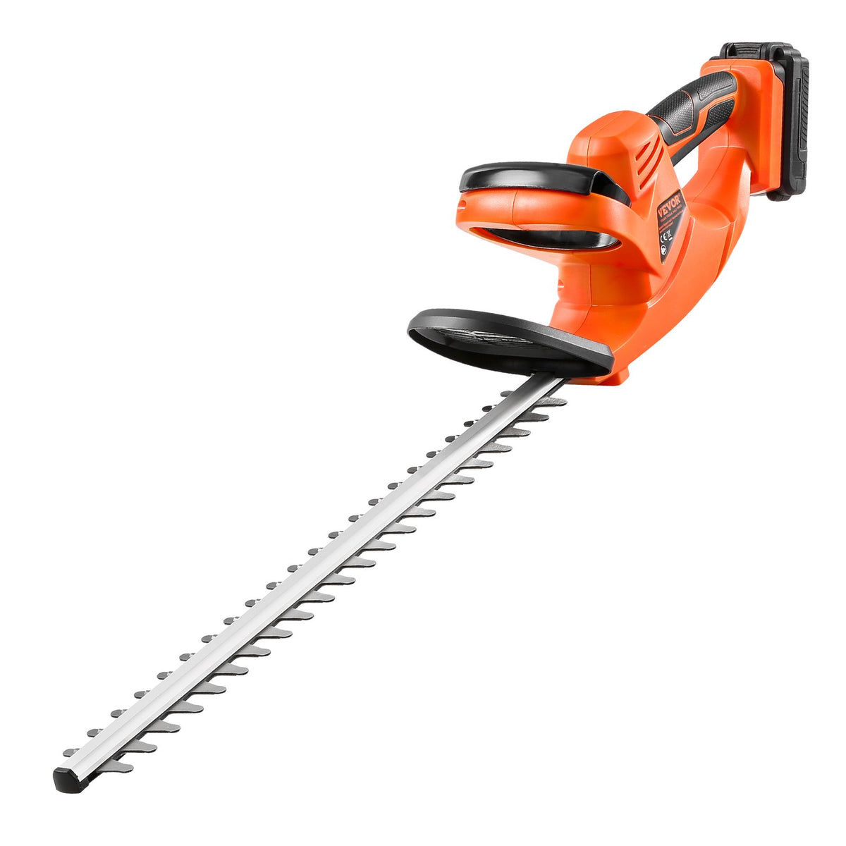 VEVOR Cordless Electric Hedge Trimmer, 20 V, 2 Ah Battery, 510 mm Dual-Blade