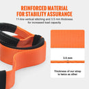 Auto vilkšanas troses/siksnas virve 7,6 cm × 2,4 m, pārrāvuma izturība 16,3 t, trīskārši pastiprinātas cilpas, koku aizsargs, vinčas pagarinājuma siksna, bezceļu vilkšanai un atgūšanai, izturīga ekstremālos laikapstākļos.