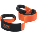 Auto vilkšanas troses/siksnas virve 7,6 cm × 2,4 m, pārrāvuma izturība 16,3 t, trīskārši pastiprinātas cilpas, koku aizsargs, vinčas pagarinājuma siksna, bezceļu vilkšanai un atgūšanai, izturīga ekstremālos laikapstākļos.