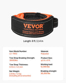 Automašīnas vilkšanas siksna 16 329 kg 2,44 m ārkārtas smagajiem darbiem