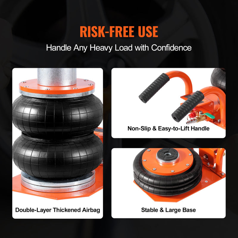 VEVOR пневматический домкрат, 3 тонны, ар пааугстинату колону, паймеротс виеглаям автомашина