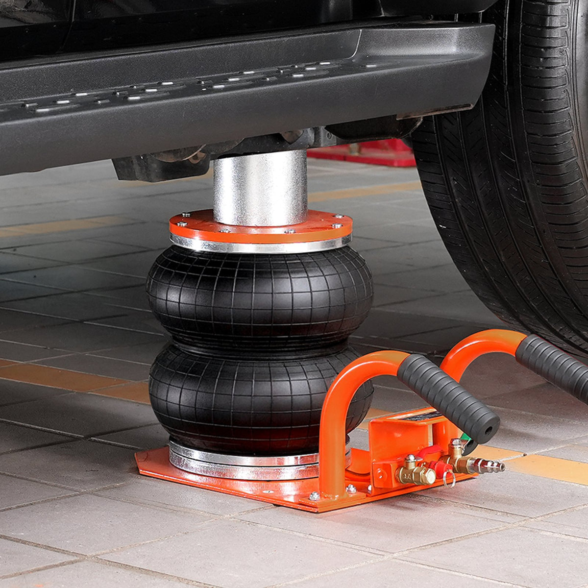 VEVOR Pneumatic Jack, 3 Tonnes, with Raised Column, Suitable for Light Vehicles