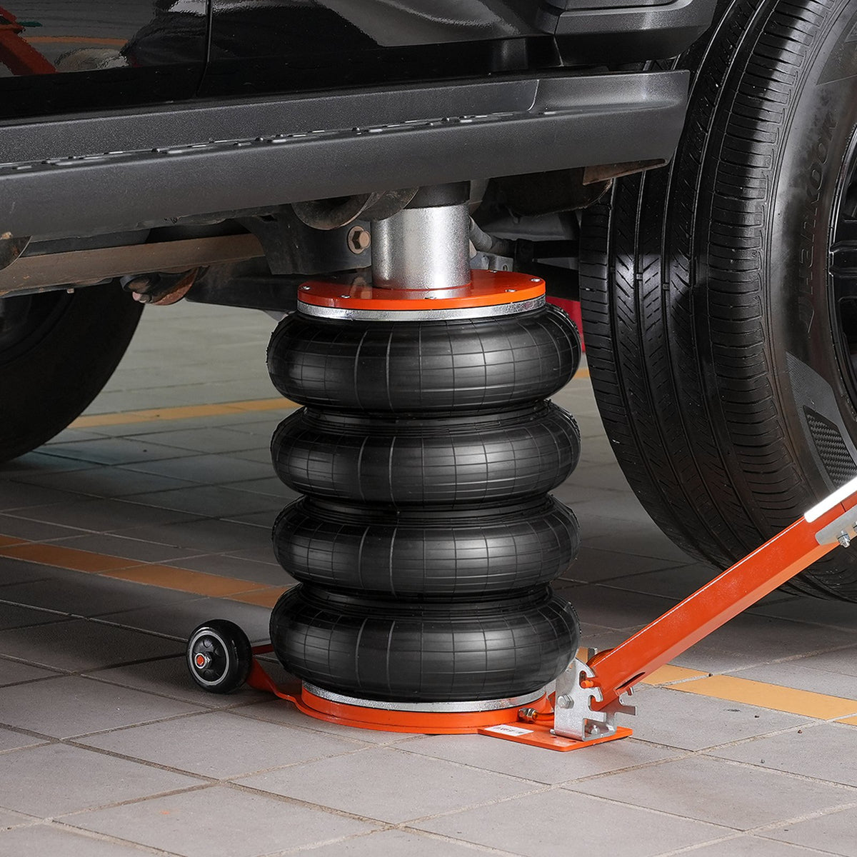 VEVOR Pneumatic Jack, 6 Tonnes / 6000 kg, with Raised Column, Suitable for Light Vehicles