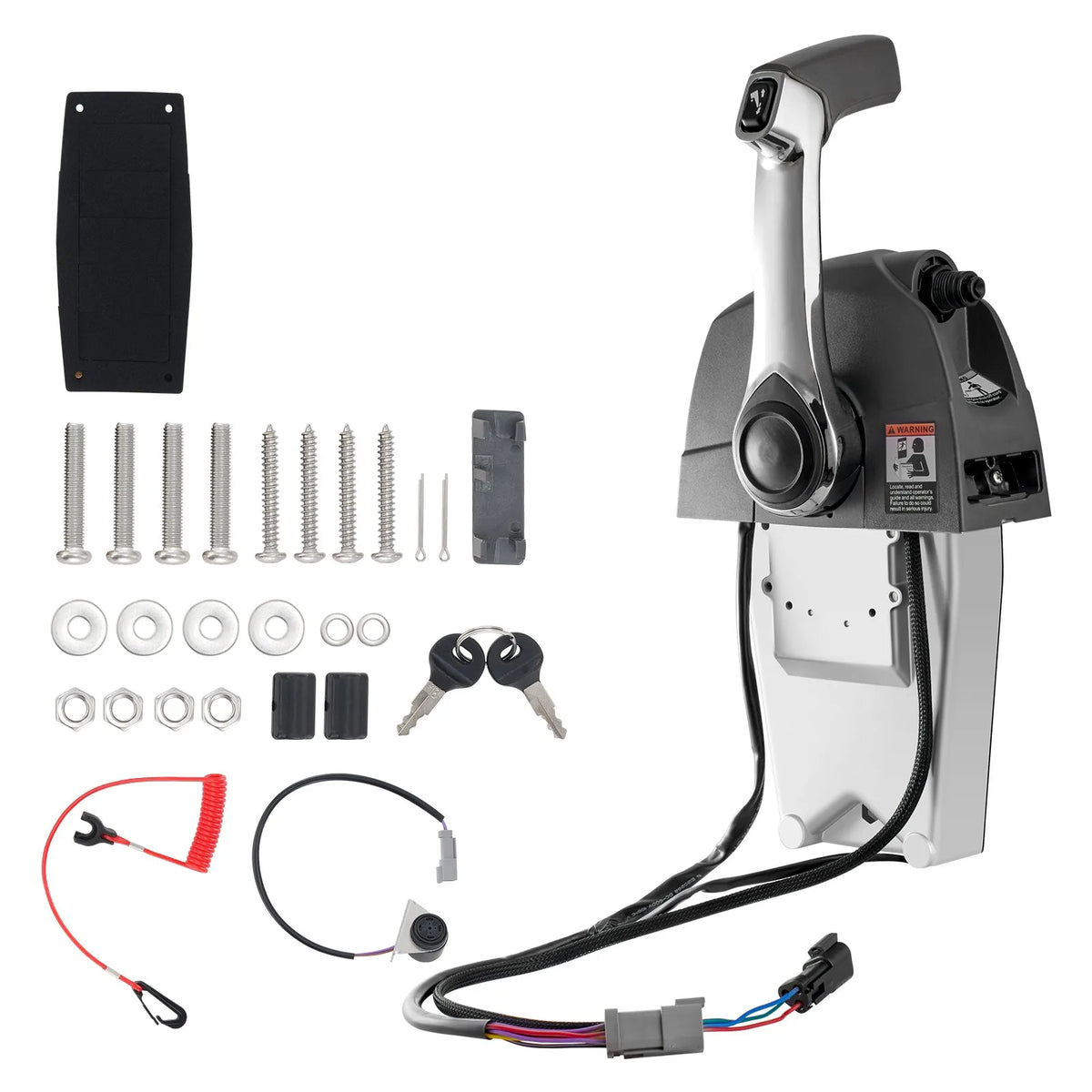 Top-mounted remote control gas handle for Evinrude/Johnson outboard motor