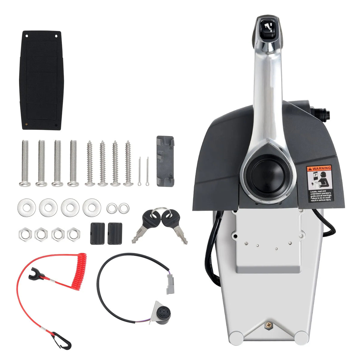Top-mounted remote control gas handle for Evinrude/Johnson outboard motor