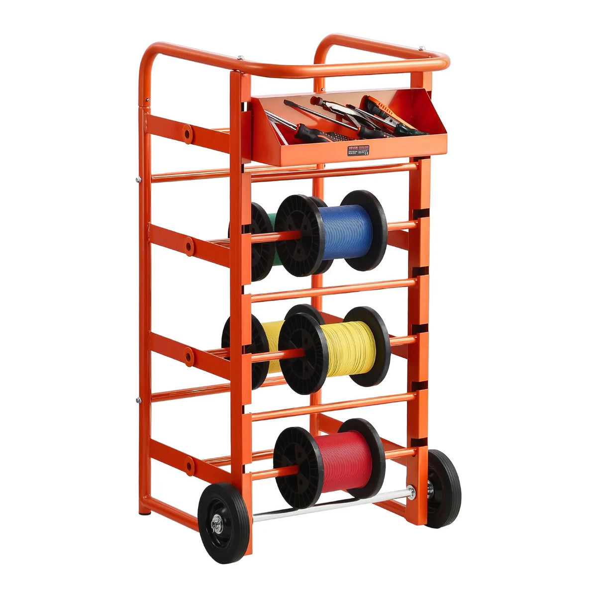 Cable Reel Stand with 11 Bars — Cable Holder for Industrial and Electrical Retail Use