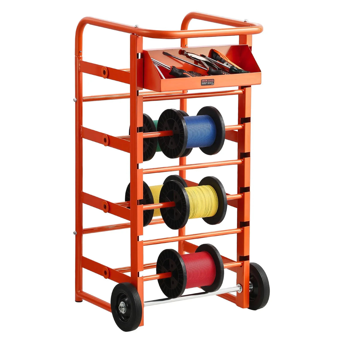 Cable Reel Stand with 11 Bars — Cable Holder for Industrial and Electrical Retail Use