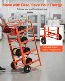 Vadu ruļļu statīvs ar 11 stieņiem - kabeļu turētājs rūpnieciskai un elektropreču tirdzniecības lietošanai