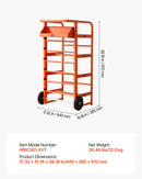 Vadu ruļļu statīvs ar 11 stieņiem - kabeļu turētājs rūpnieciskai un elektropreču tirdzniecības lietošanai