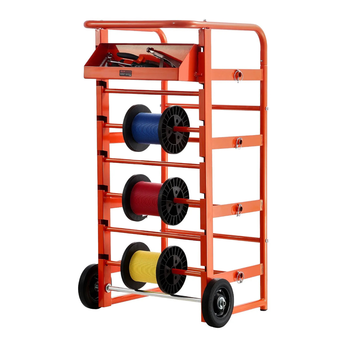 Cable Reel Stand with 11 Bars — Cable Holder for Industrial and Electrical Retail Use