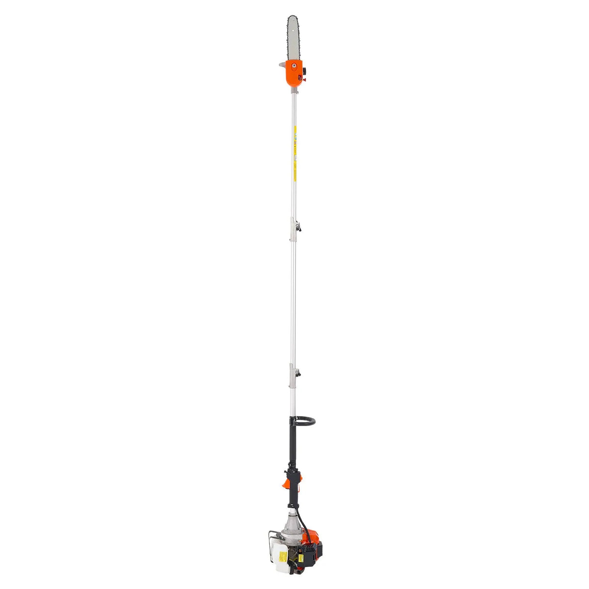 VEVOR Petrol Telescopic Pole Saw 43 cc with 254 mm Bar and Rotating Head, 2.1–3.6 m
