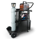 VEVOR Metināšanas Grozs, 2 Slāņi, 120 kg Slodze, Bloķējams Skapis, 360° Rotējoši Riteņi, Drošības Ķēdes Gāzes Tvertnēm