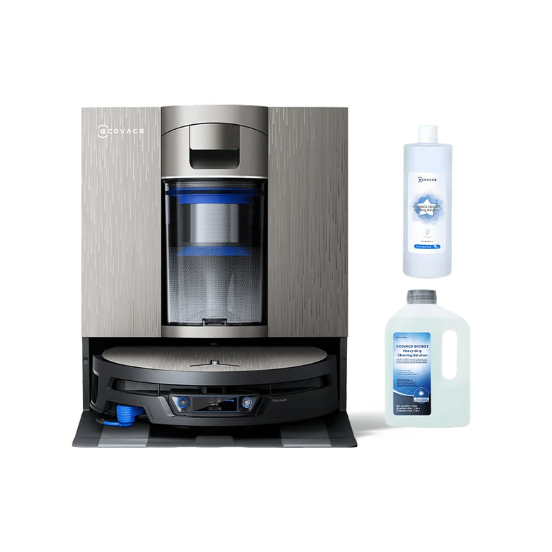 ECOVACS DEEBOT X12S OmniCyclone robots putekļsūcējs ar līdzekļu komplektu