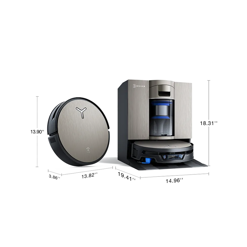 ECOVACS DEEBOT X12S OmniCyclone robots putekļsūcējs ar līdzekļu komplektu