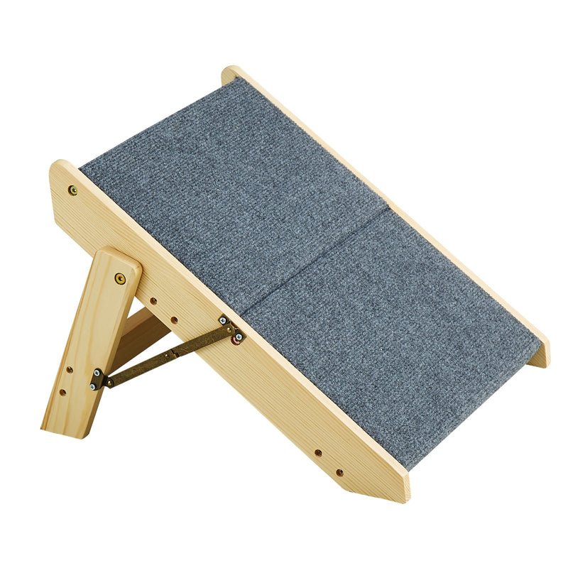 VEVOR 2-в-1 salokāmās koka suņu kāpnes/pakāpieni ar 2 pakāpieniem līdz 50 kg