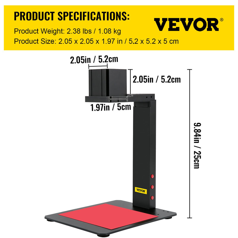 VEVOR Mini lāzera gravētājs, portatīvs lāzera gravēšanas iekārta ar automātisko fokusa statīvu