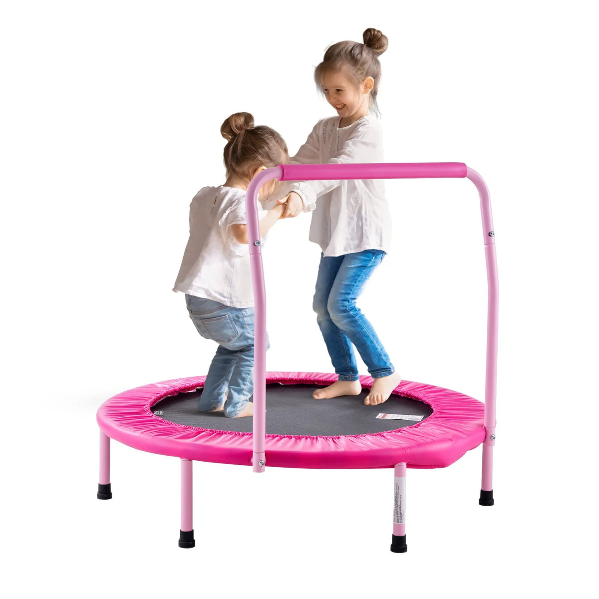 VEVOR salokāms bērnu mini batuts ar rokturi, 91 cm, vienam lēcējam