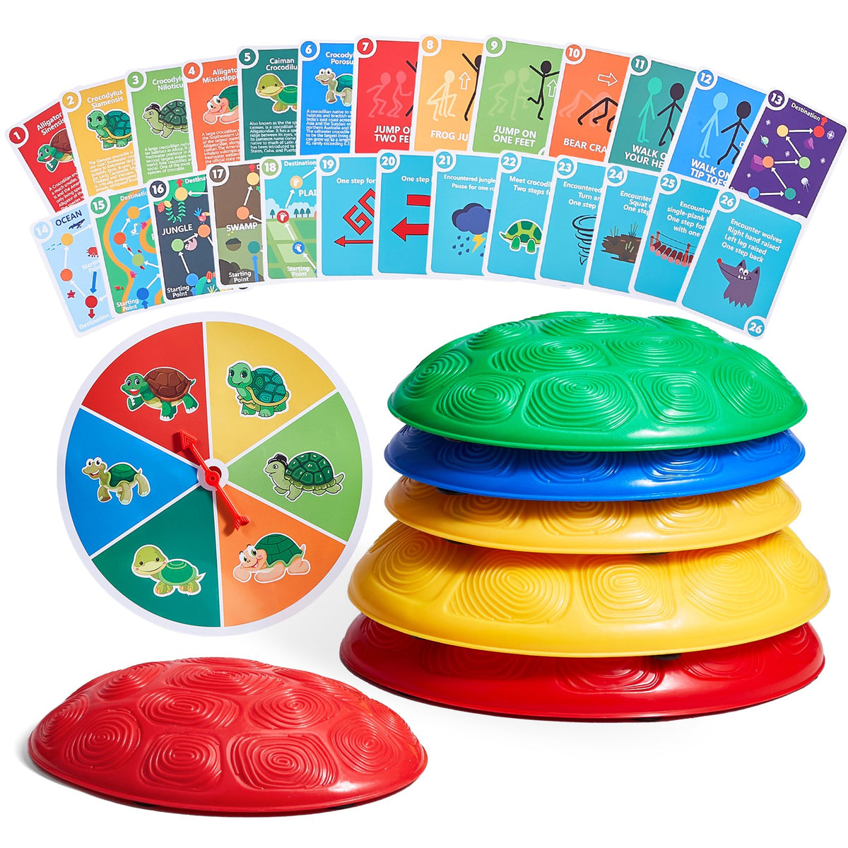 VEVOR children's balance stepping stones for obstacle course, 6 pcs