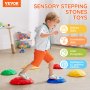 VEVOR children's balance stepping stones for obstacle course, 6 pcs