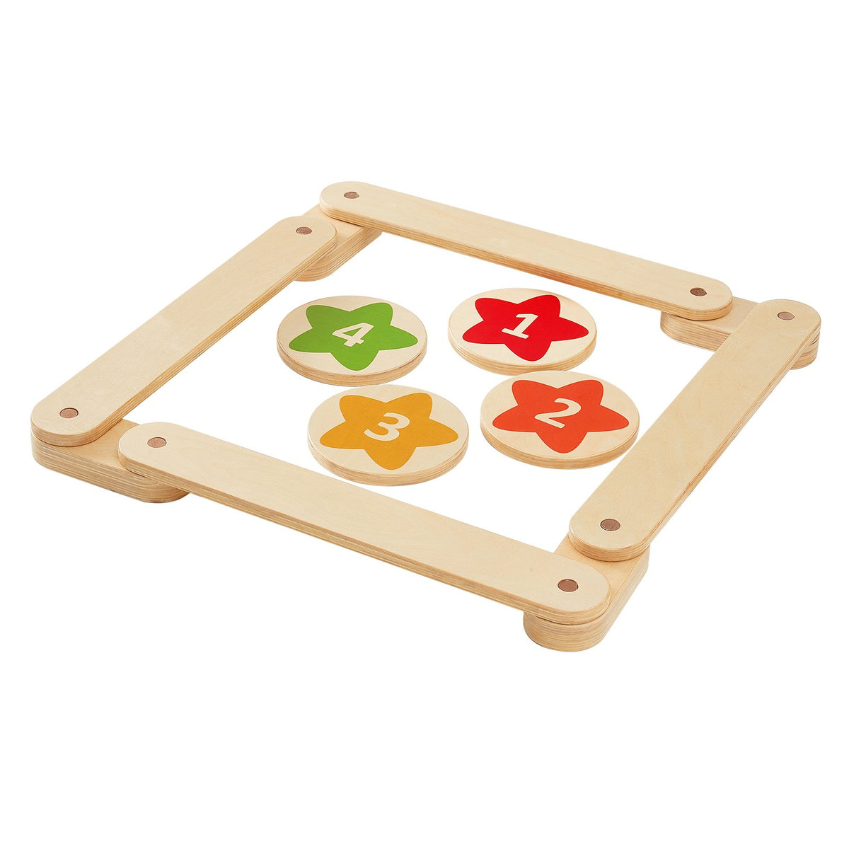 VEVOR Montessori laste tasakaalupind ja astumiskivid, 6 tk