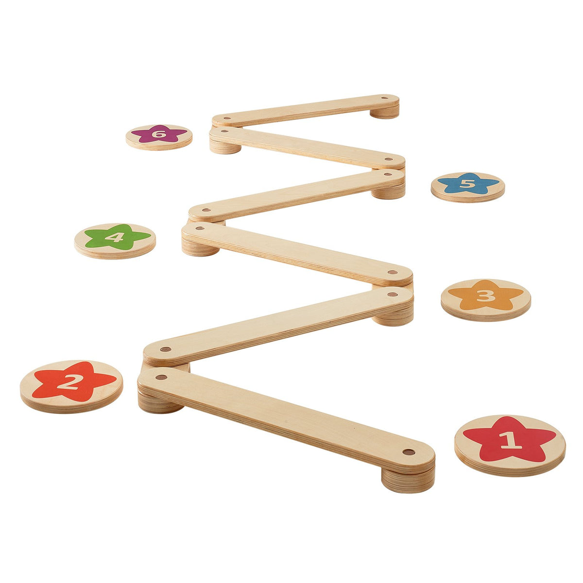 VEVOR Montessori laste tasakaalupind ja astumiskivid, 6 tk