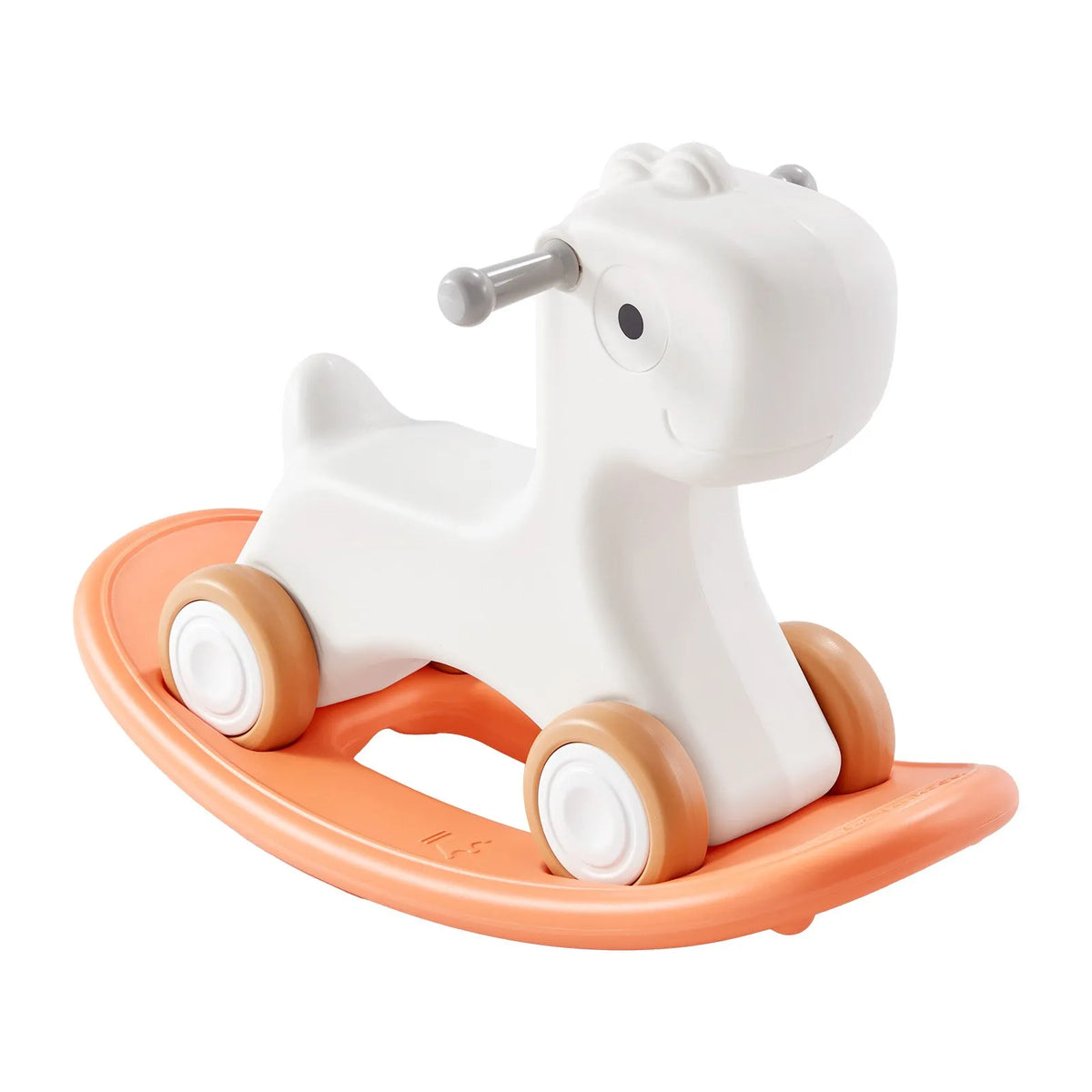 VEVOR 3 in 1 Rocking Horse for Children 1–3 Years with Balance Board and Wheels, up to 36 kg, Red