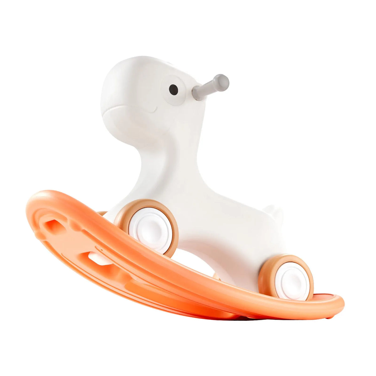 VEVOR 3 in 1 Rocking Horse for Children 1–3 Years with Balance Board and Wheels, up to 36 kg, Red