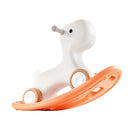 VEVOR 3 vienā šūpuļzirdziņš bērniem 1–3 gadi, bērnu šūpuļzirdziņš ar noņemamu līdzsvara dēli un 4 gludiem riteņiem, iztur līdz 36 kg, HDPE materiāls, braucamā rotaļlieta bērniem, 40° šūpošanās leņķis, sarkans