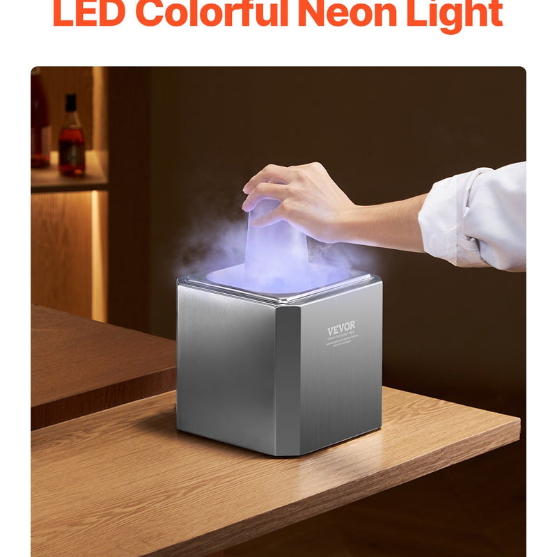 VEVOR komerciālais stikla saldētājs, CO2 alus glāžu dzesētājs, ātrās saldēšanas mašīna