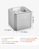 VEVOR komerciālais stikla saldētājs, CO2 alus glāžu dzesētājs, ātrās saldēšanas mašīna