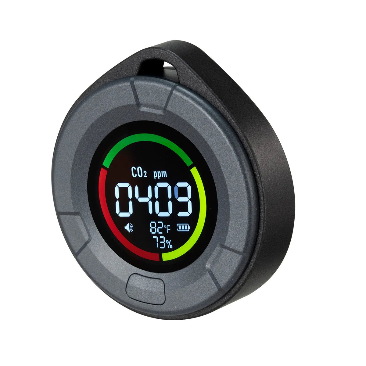 VEVOR Carbon Dioxide (CO₂) Monitor with Temperature and Humidity Display, CO₂ Controller with 4.57 m NDIR Sensor Cable, Portable CO₂ Sensor for Outdoor, Home, Office and Car Use