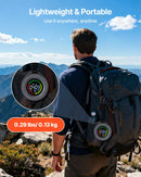 VEVOR oglekļa dioksīda (CO₂) monitors ar temperatūras un mitruma displeju, CO₂ kontrolieris ar 4,57 m NDIR sensora kabeli, pārnēsājams CO₂ sensors lietošanai ārā, mājās, birojā un automašīnā