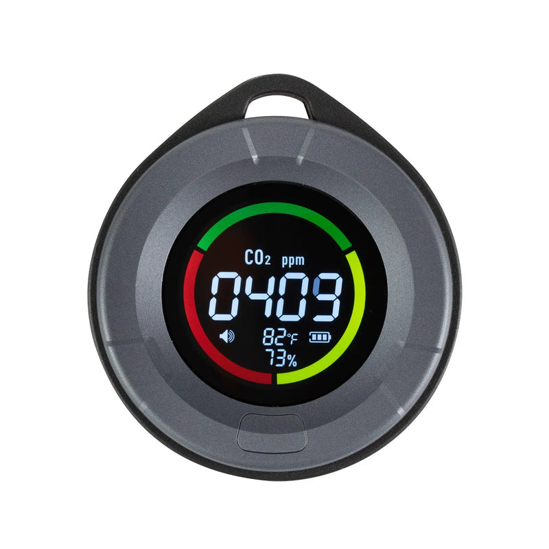 VEVOR oglekļa dioksīda (CO₂) monitors ar temperatūras un mitruma displeju, CO₂ kontrolieris ar 4,57 m NDIR sensora kabeli, pārnēsājams CO₂ sensors lietošanai ārā, mājās, birojā un automašīnā