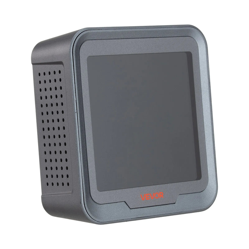 VEVOR oglekļa dioksīda (CO₂) monitors ar temperatūras un mitruma displeju, CO₂ kontrolieris ar 4,57 m NDIR sensora kabeli, CO₂ sensors lietošanai ārā, mājās, birojā, automašīnā un sienas montāžai