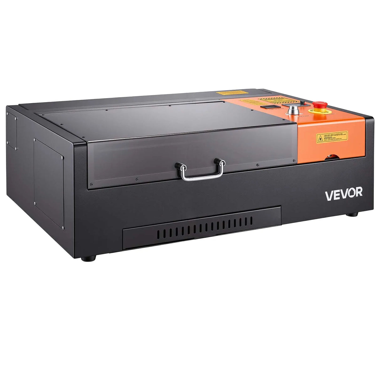 VEVOR 45 W Desktop CO₂ Laser Engraving and Cutting Machine 300 × 200 mm with Rotary Axis and Air Assist, LightBurn, CorelDRAW, GRBL
