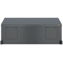 VEVOR Autonojume  3.7 x 6 m ar paceļamiem ventilējamiem logiem, ar noņemamām sānu sienām, ūdensizturīgs un UV izturīgs, pārsegs  automašīnām, laivām, kravai u.c., balts