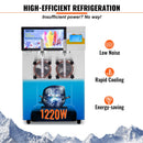 VEVOR 8L Divbļodu komerciālā slushmašīna, margarītas, smūtija un saldēti dzērieni