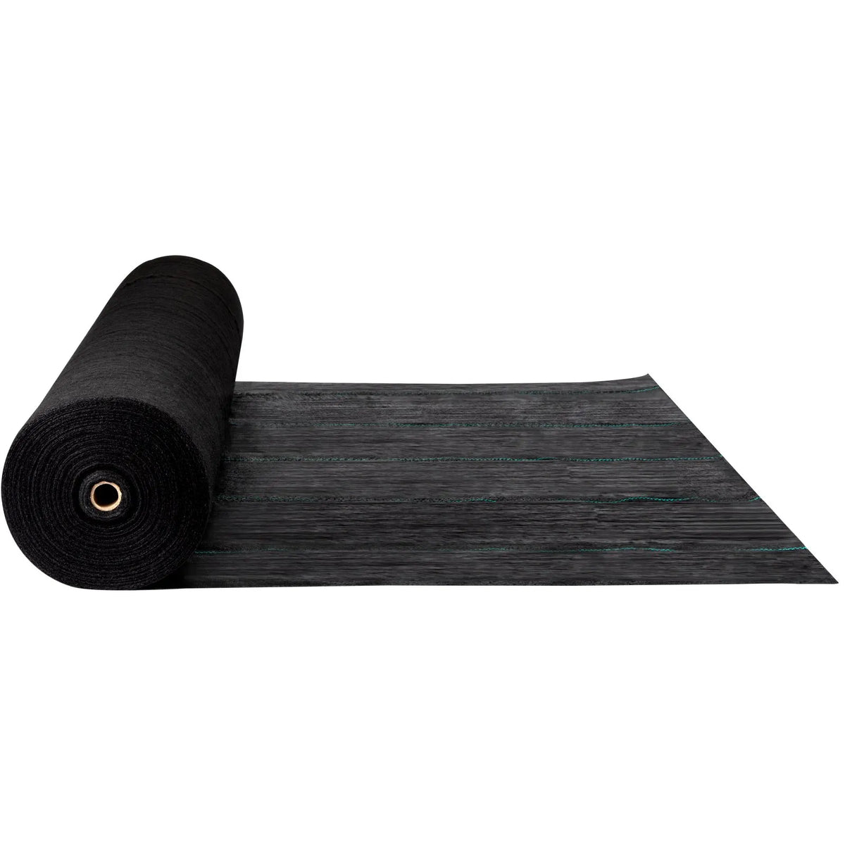 VEVOR dārza pretnezāļu ģeotekstila audums 197 g/m², 120 × 3048 cm, smagas noslodzes ainavu segums dārza zemes pārklājumam, melns - ZEMLETES.LV