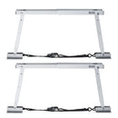 VEVOR universālais RV stabilizators piekabēm un kemperiem, salokāms RV bufera stabilizators ar regulējamu augstumu 30,5–71,1 cm, samazina kempera šūpošanos, 2 gab.
