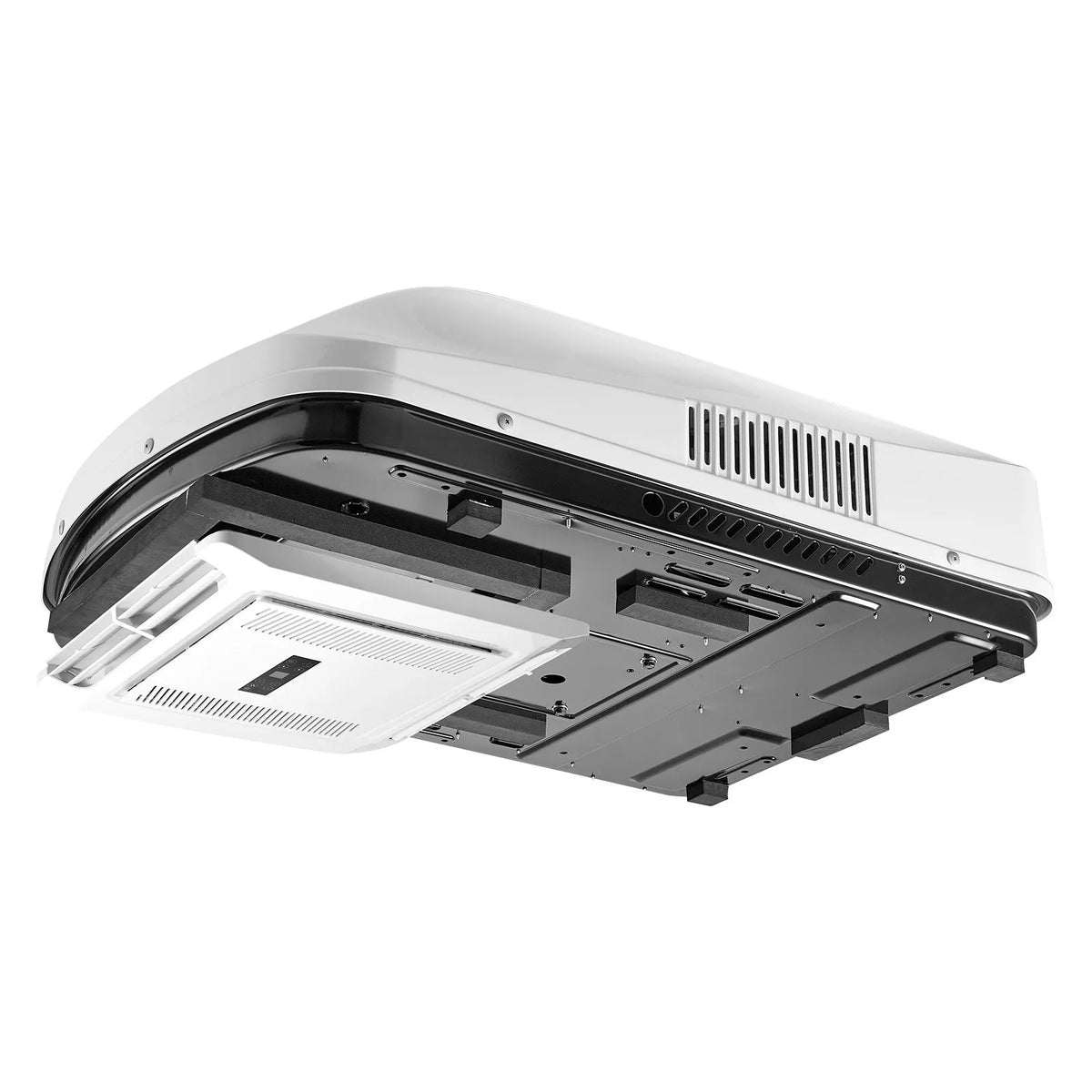 VEVOR Roof Air Conditioner for Camper, 3600 W RV Air Conditioner, 220 V Ductless Roof Air Conditioner with Heating and Cooling Function, Quiet Variable Speed AC Unit with ADB Button Control and Remote Control, White