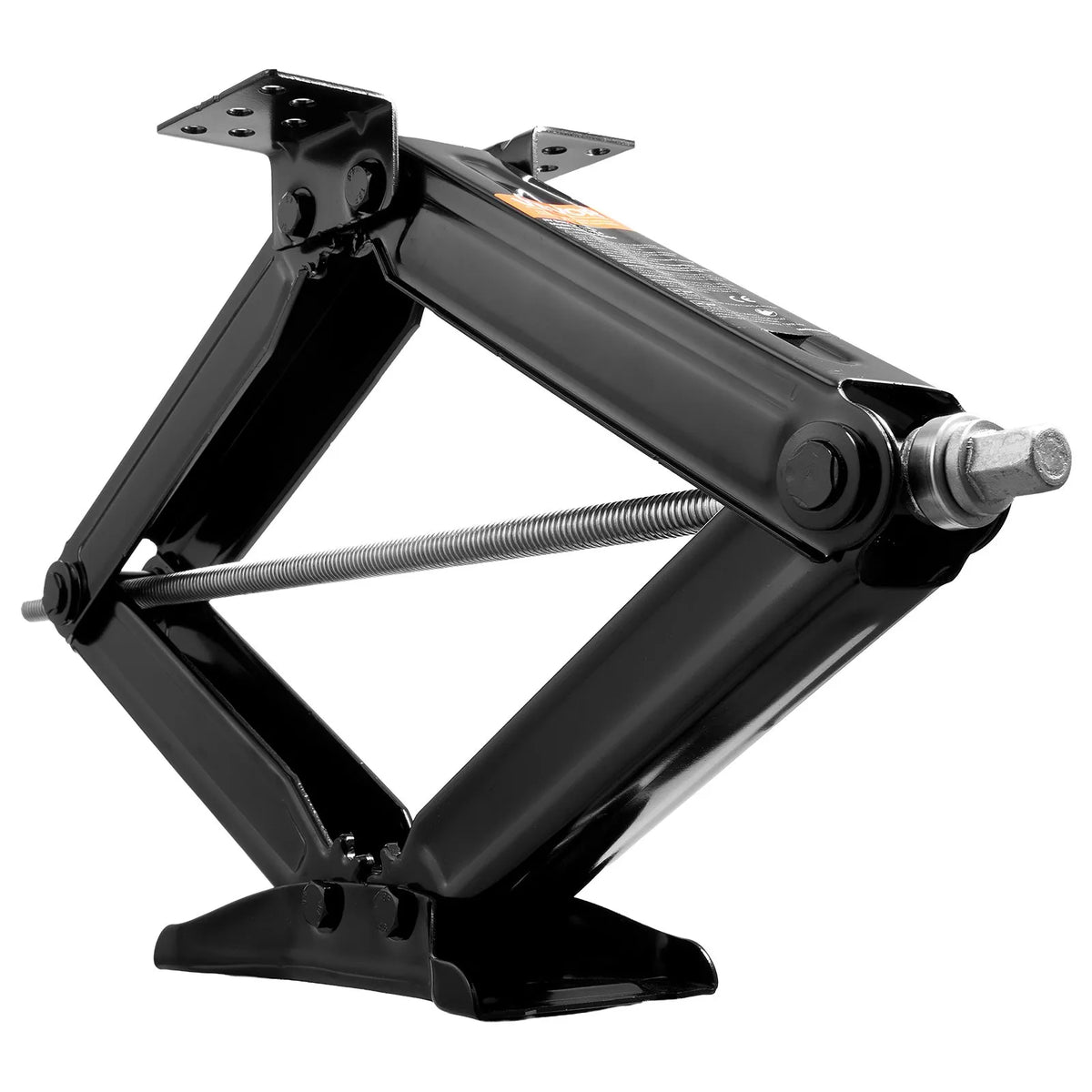 VEVOR RV Levelling Jacks 4082 kg 10.2–59.4 cm RV Stabiliser and Levelling Jacks Set 2 pcs Heavy-Duty Stabiliser Jacks with Crank Handle Footpads and Bubble Levels Deformation Resistant