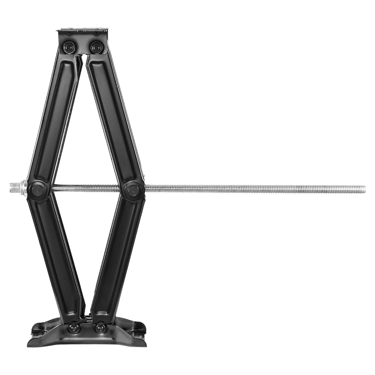 VEVOR RV Levelling Jacks 2268 kg 10.2–59.4 cm RV Stabiliser and Levelling Jacks Set 4 pcs Heavy-Duty Stabiliser Jacks with Crank Handle Tops and Bubble Levels Warp-Resistant
