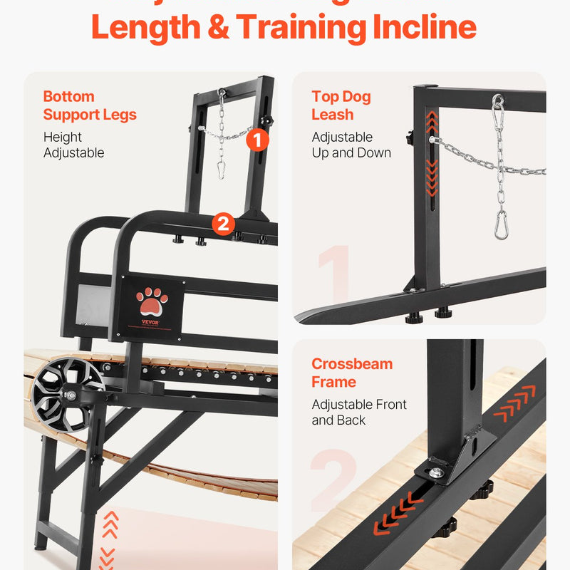 VEVOR suņu skrejceļš lieliem suņiem līdz 100 kg – drošs un efektīvs treniņš mājas apstākļos