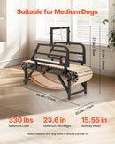 Suņu skrejceļš vidēja izmēra suņiem līdz 100 kg – Iekštelpu trenažieris mājdzīvniekiem