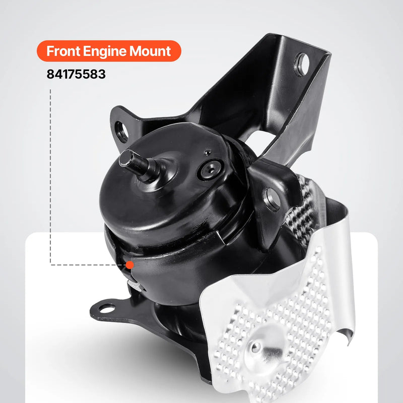 VEVOR dzinēja motora balsta nomaiņa, priekšējais kreisais dzinēja balsts, saderīgs ar Chevrolet Silverado 1500 2014–2018, 5,3 l V8, pastiprinātas konstrukcijas alumīnija balsts, melnā krāsā