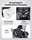 VEVOR dzinēja motora balsta nomaiņa, priekšējais kreisais dzinēja balsts, saderīgs ar Chevrolet Silverado 1500 2014–2018, 5,3 l V8, pastiprinātas konstrukcijas alumīnija balsts, melnā krāsā