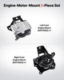 VEVOR dzinēja motora balstu nomaiņas komplekts, 2 gab., priekšējais kreisais un labais balsts, saderīgs ar Chevrolet Silverado 1500 2014–2018, 5,3 l V8, OE 84175582 un 84175583 nomaiņa