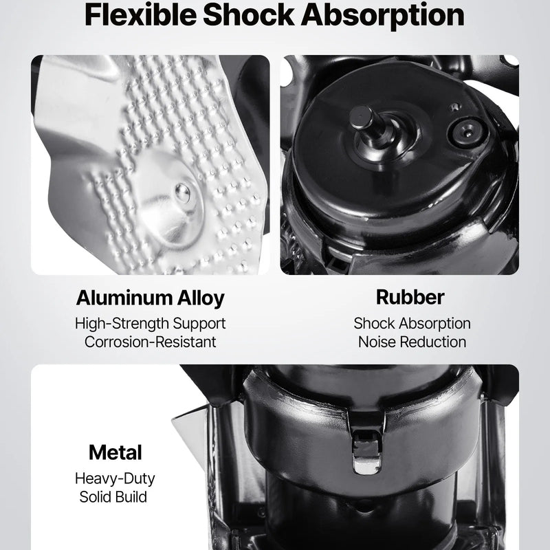 VEVOR dzinēja motora balstu nomaiņas komplekts, 2 gab., priekšējais kreisais un labais balsts, saderīgs ar Chevrolet Silverado 1500 2014–2018, 5,3 l V8, OE 84175582 un 84175583 nomaiņa