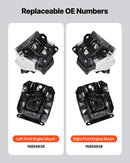 VEVOR dzinēja motora balstu nomaiņas komplekts, 2 gab., saderīgs ar Chevrolet Silverado 1500 2007–2013, 5.3L V8, priekšējie kreisais un labais balsts, OE A5365 nomaiņa