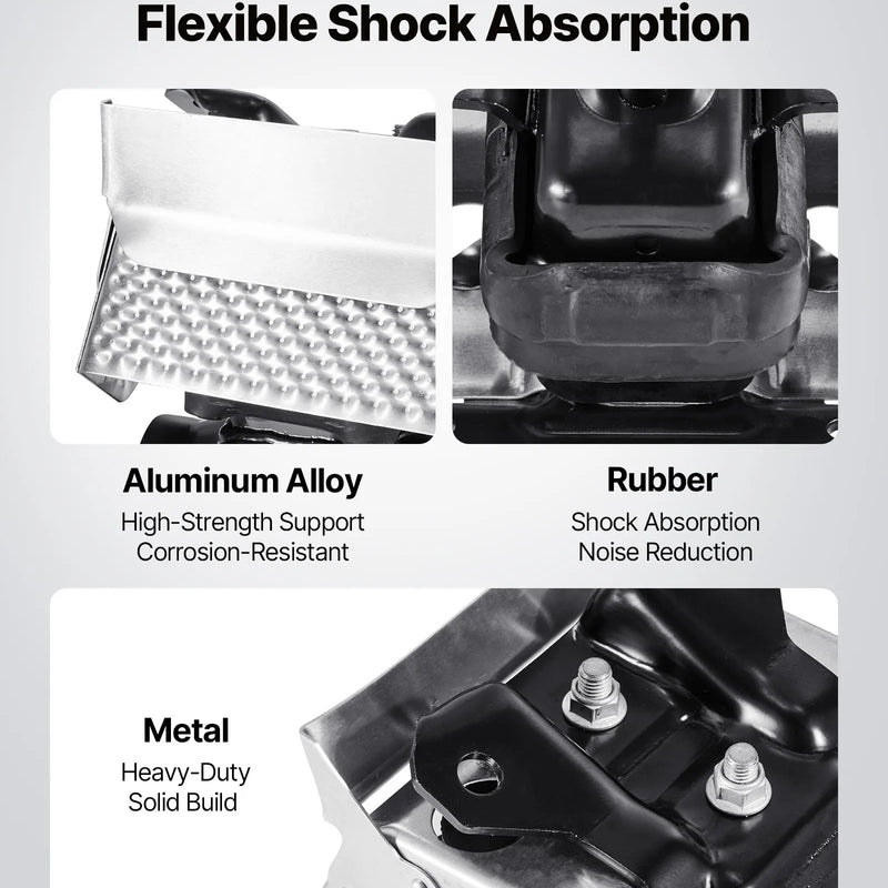 VEVOR dzinēja motora balstu nomaiņas komplekts, 2 gab., saderīgs ar Chevrolet Silverado 1500 2007–2013, 5.3L V8, priekšējie kreisais un labais balsts, OE A5365 nomaiņa